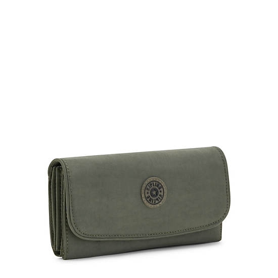 Kipling Money Land Snap Portefeuille Groen | BE 1788RV